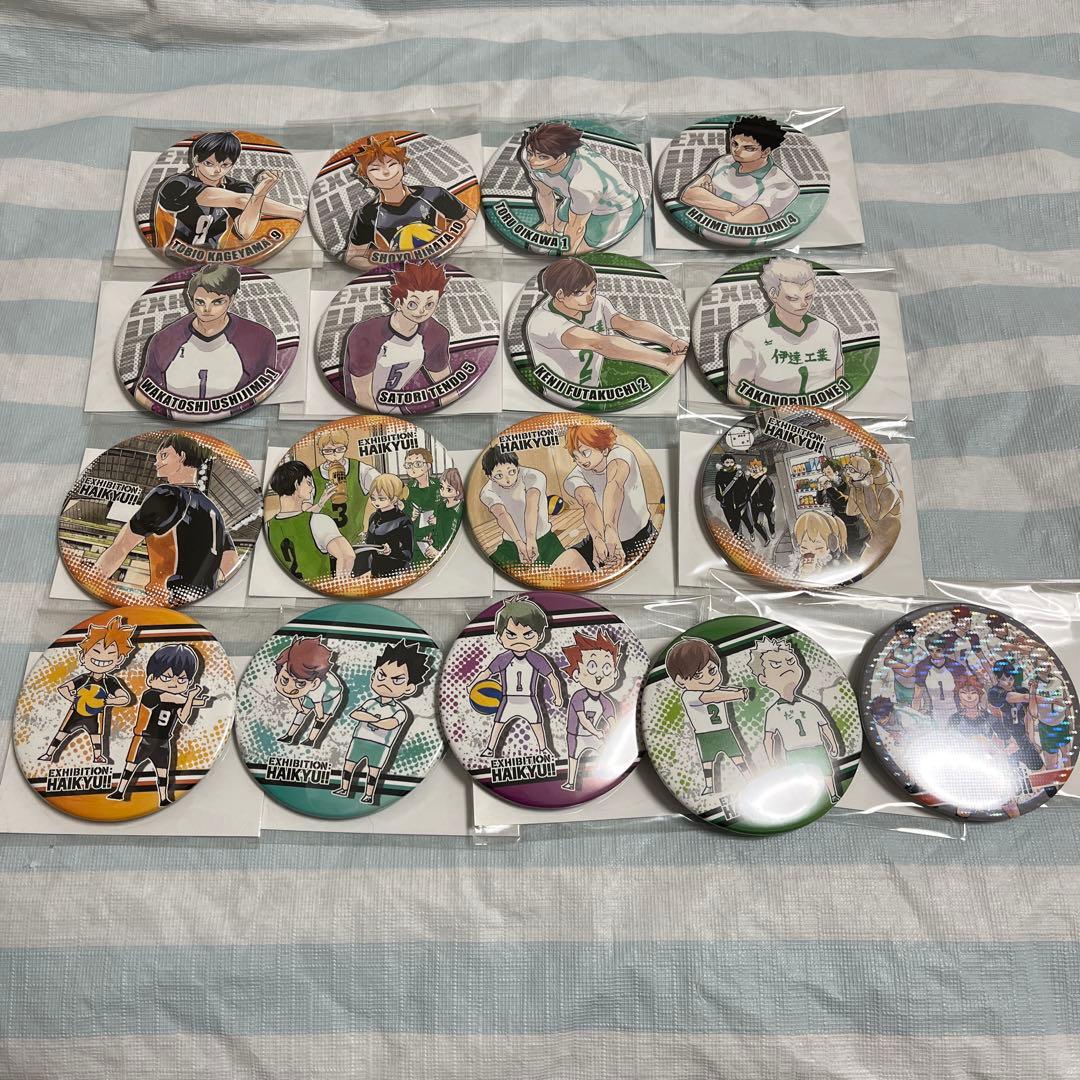 ハイキュー ハイキュー展 コレクション缶バッジ 仙台 東京 フルコンプ