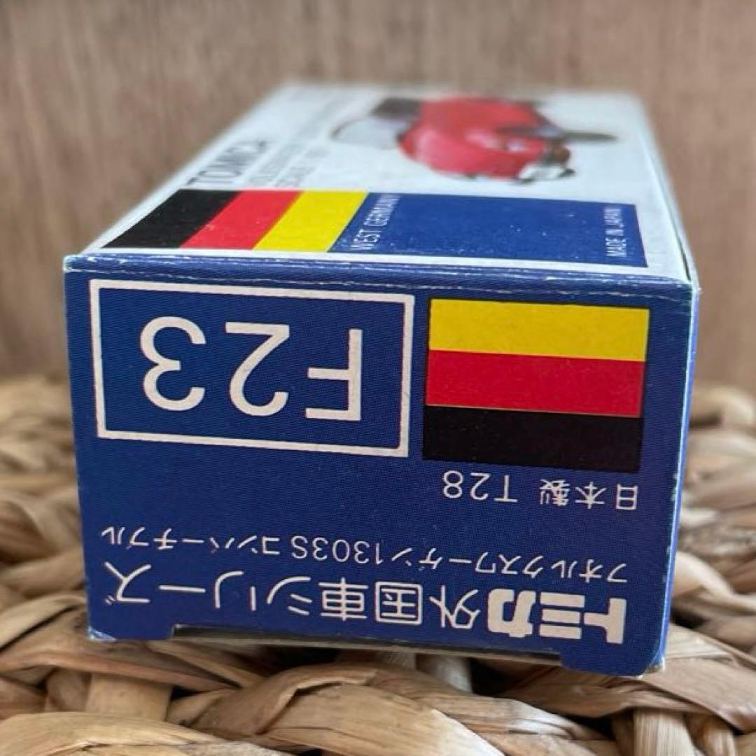 〈トミカ〉F23 フォルクスワーゲン コンバーチブル 黒×タン(日本製)