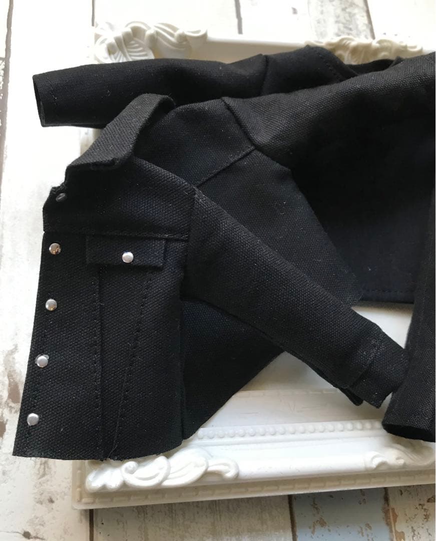 BTS ドール服　ブラックジージャンセット