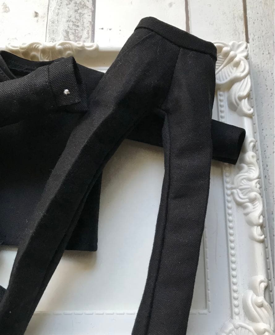 BTS ドール服　ブラックジージャンセット