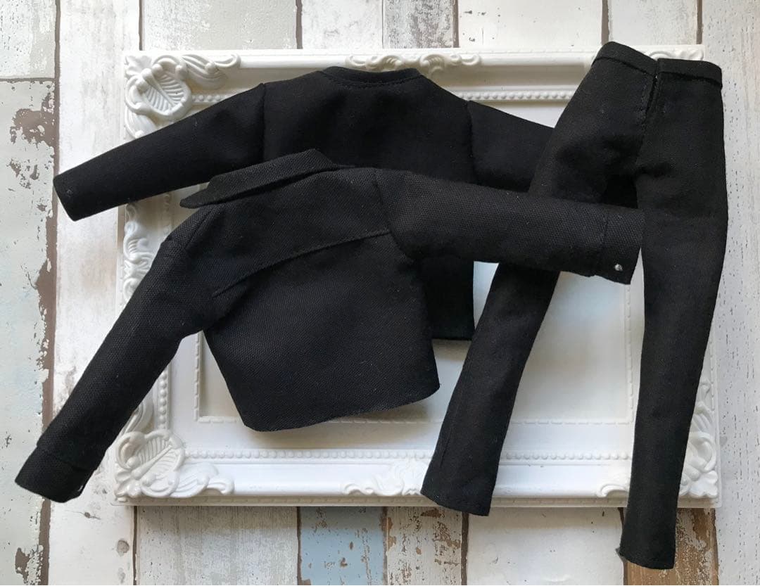 BTS ドール服　ブラックジージャンセット