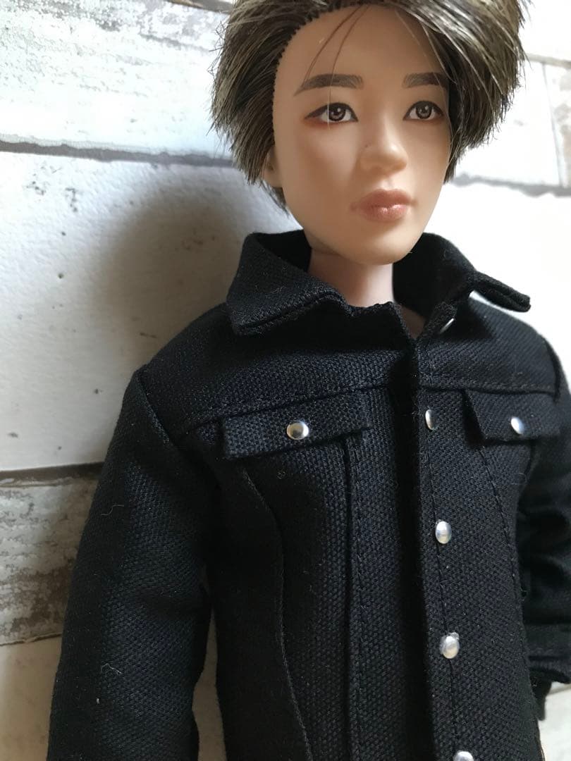 BTS ドール服　ブラックジージャンセット