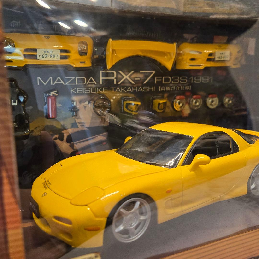 未使用　ホットワークス　頭文字D　AE86 トレノ　RX-7 FD3S　1/24
