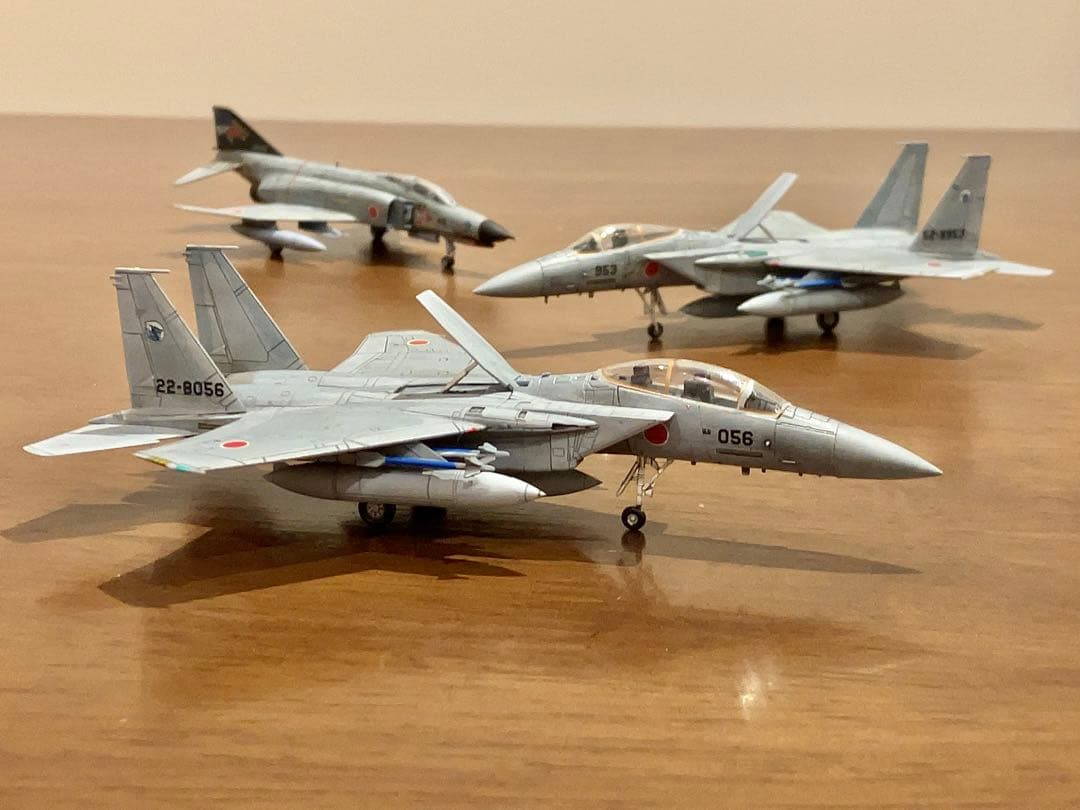 F-15J/DJ イーグル & F-4EJ改ファントム 1/144