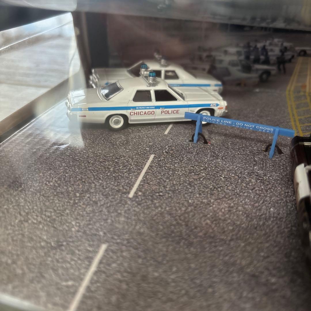 ブルースブラザーズ　グリーンライト　ミニカー　5台　ディスプレイ　1/64