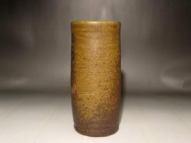 期間限定値下げ‼️人間国宝　藤原雄　花入　鵬雲斎花押の逸品 s259