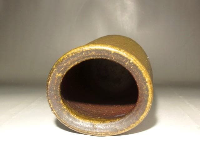 期間限定値下げ‼️人間国宝　藤原雄　花入　鵬雲斎花押の逸品 s259