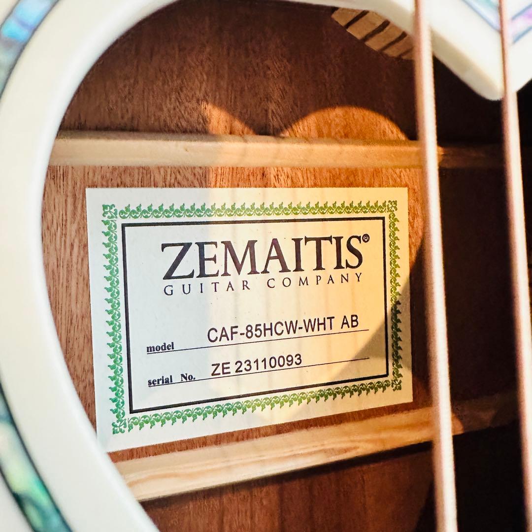 エレアコ zemaitis CAF-85HCW ゼマイテス ゼマティス【美品】