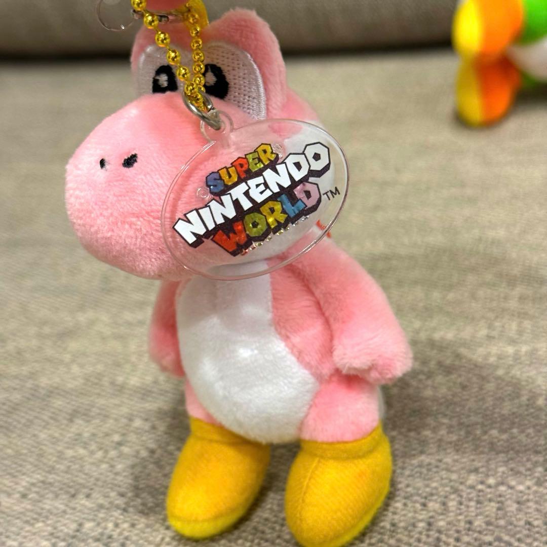 USJ限定 ヨッシー　キーチェーン　3個セット　緑　ピンク　黄色　キーホルダー