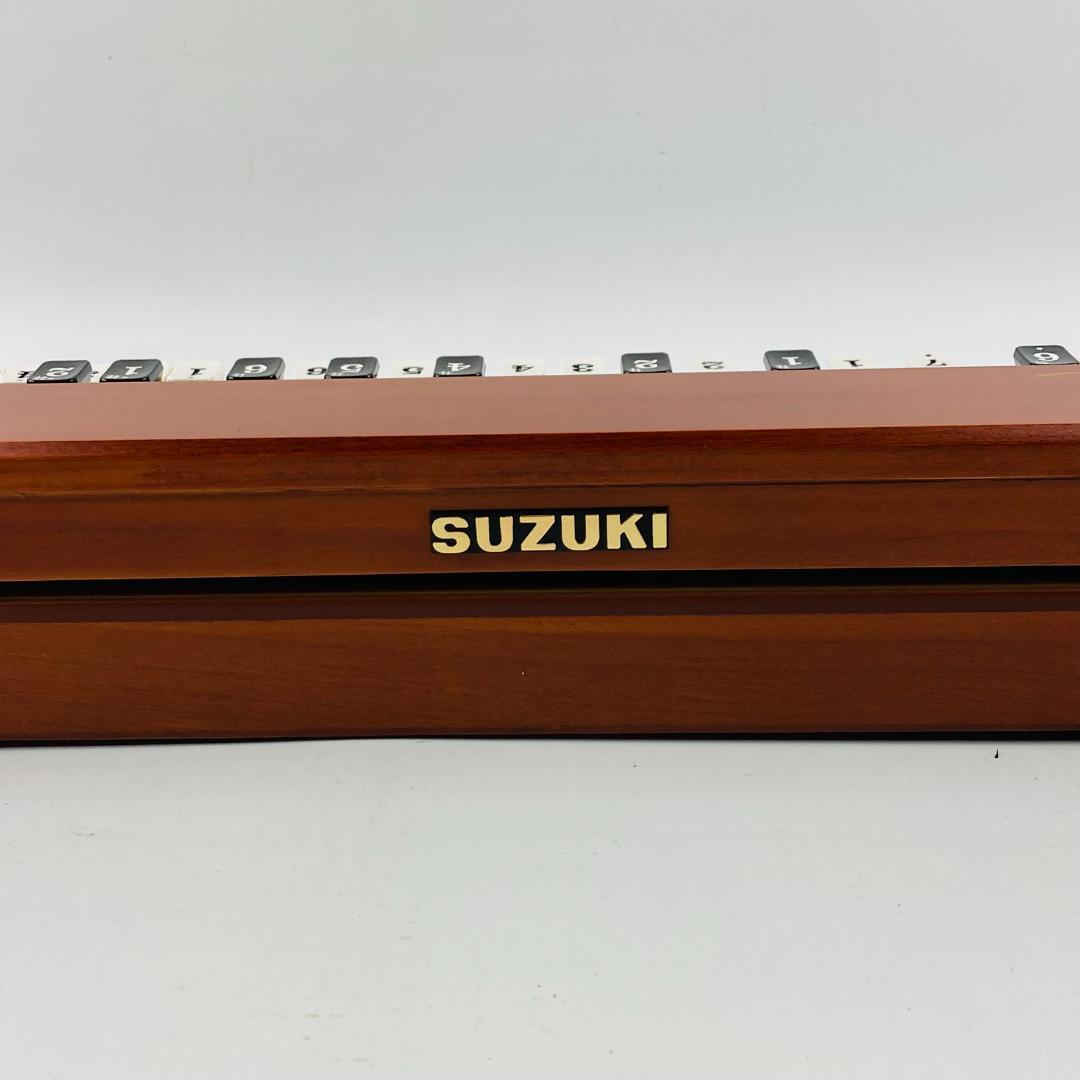 【美品】スズキ 大正琴 桂 TAS-11 エレキ仕様 セミハードケース・ピック付