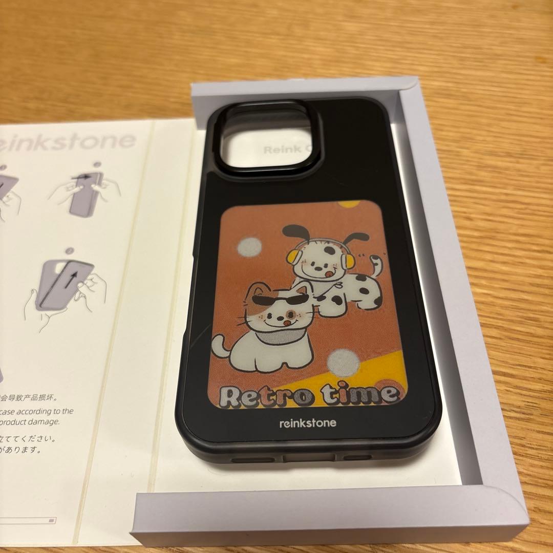 ReinkCase C2 4色スクリーン　iphone16Pro ブラック 傷有