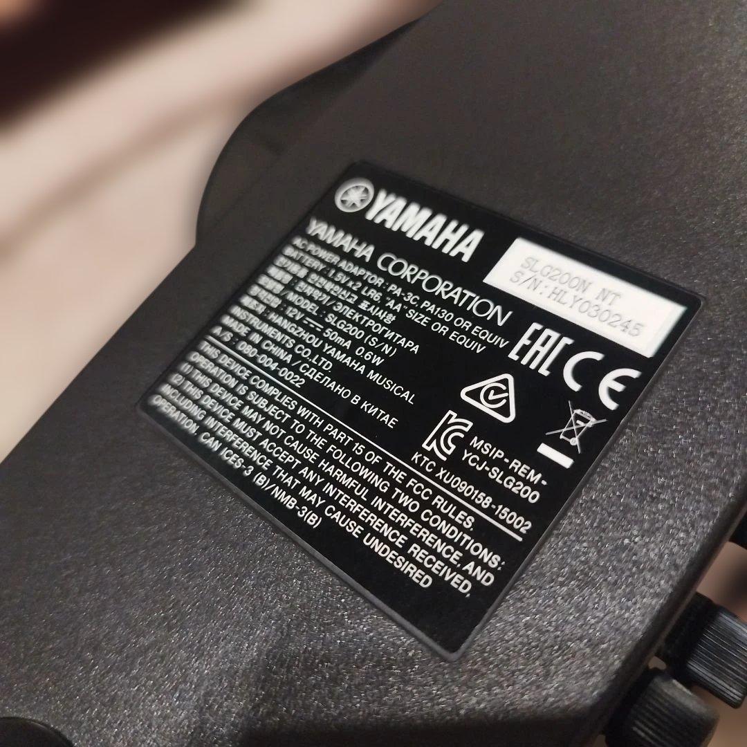 YAMAHAサイレントギター SLG200N　エレガット