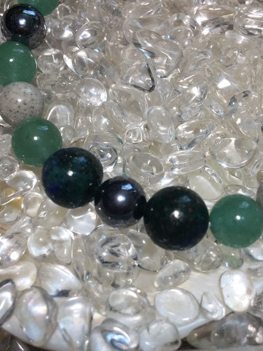 七眼朱砂天珠ブレスレット　パワーストーンブレスレット　天然石ブレスレット