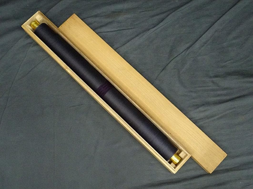 掛軸 晁風『西国三十三ヶ所御朱印 白衣観音菩薩像図』絹本 共箱付 a062610