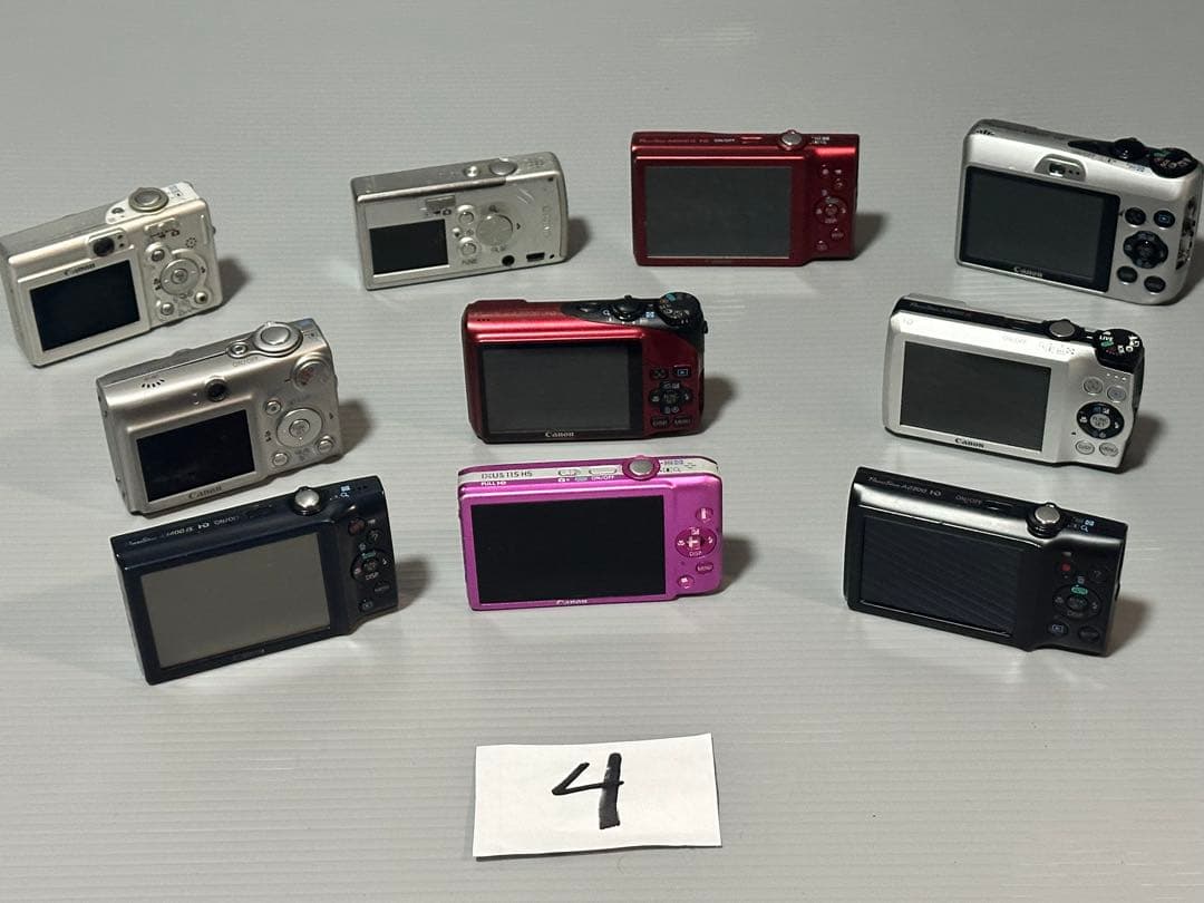 (Canon) 10台 デジカメラ まとめ【動作未確認ジャンク扱】④