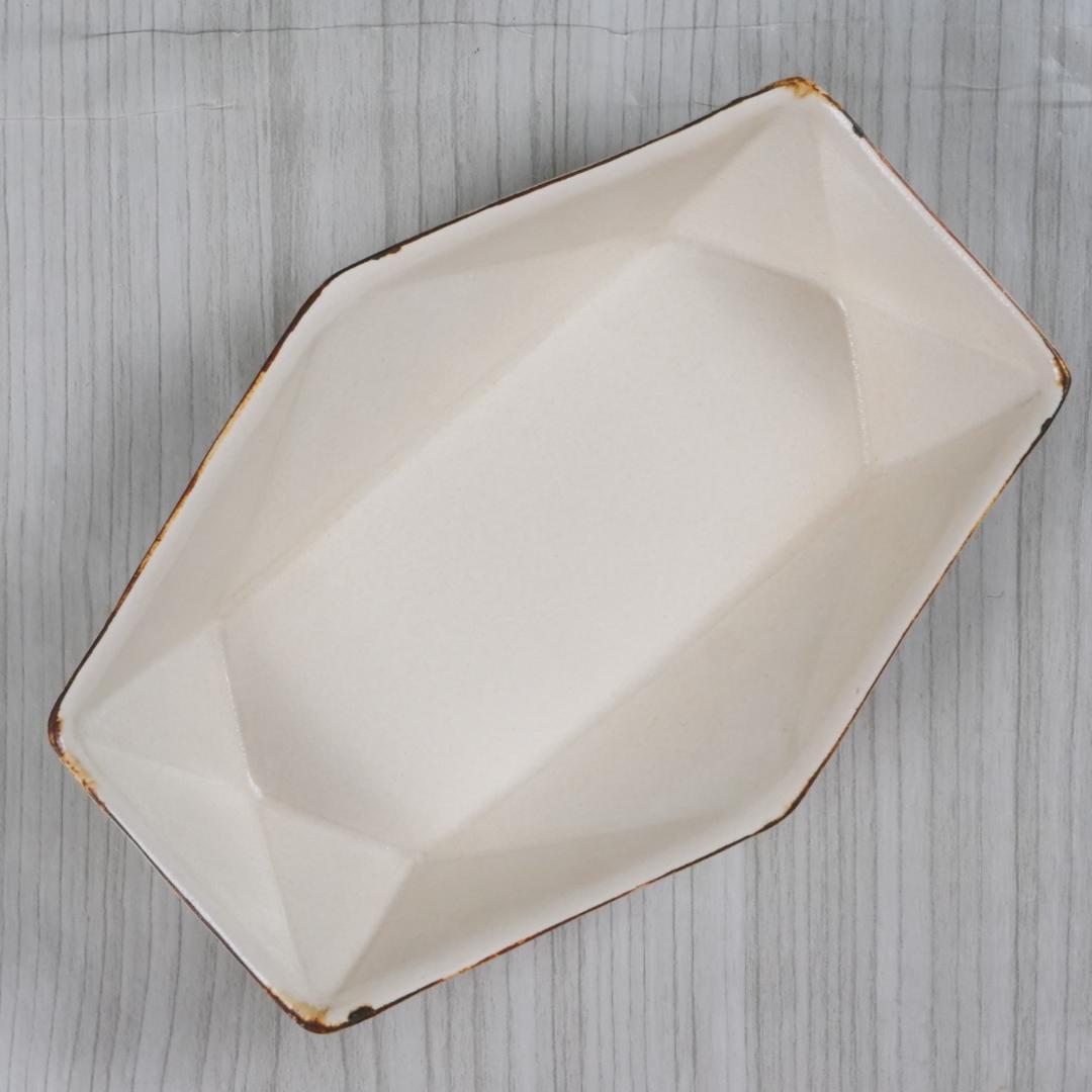 【週末セール】青木郁美 雨空六角面取鉢 3個セット　作家もの 器