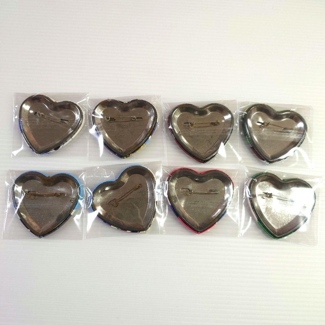 【サビ・キズ有】ダイヤのA ハート缶バッジ　沢村栄純　御幸一也　8個セット