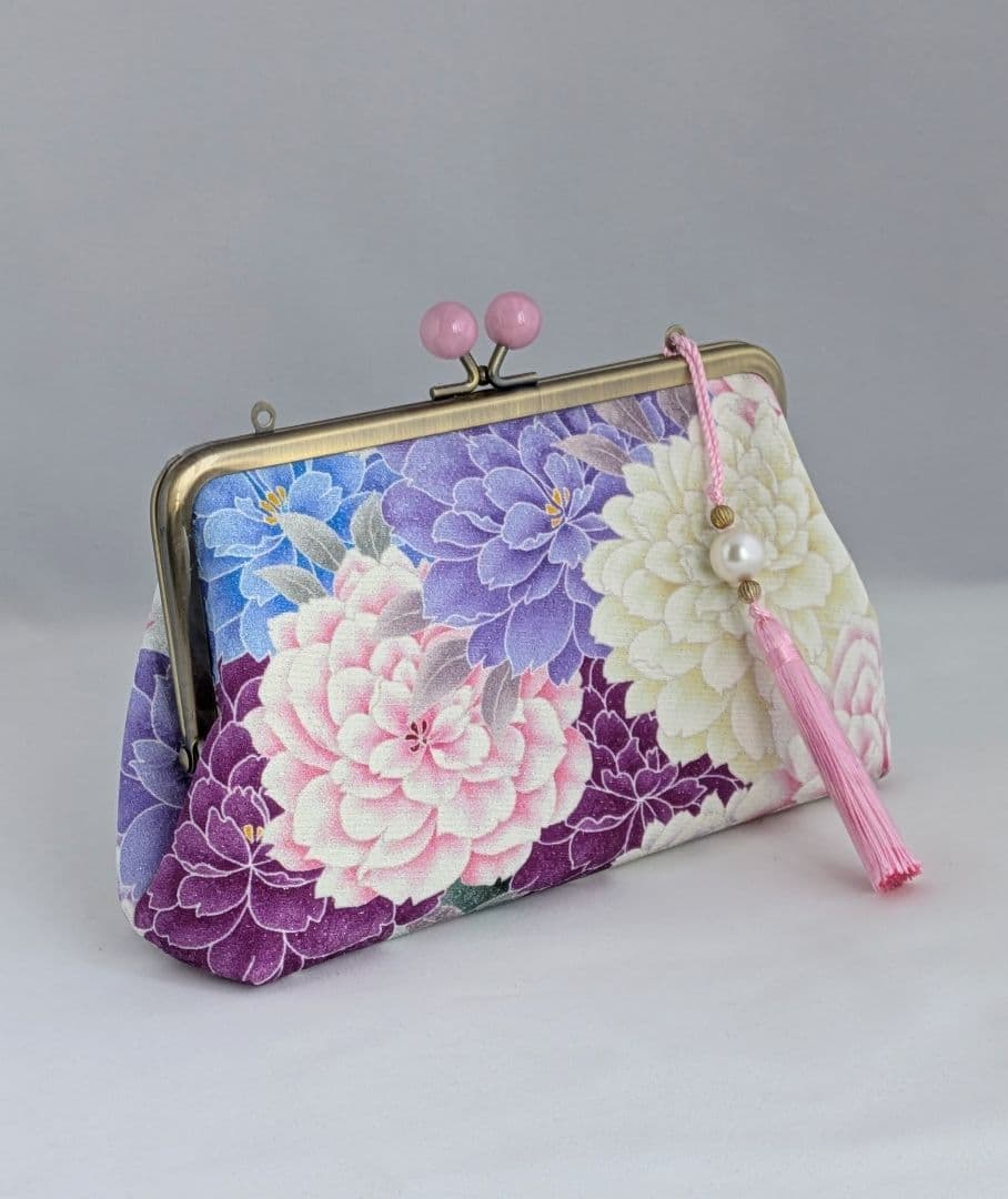 もかりん窓口　　がま口ポーチ