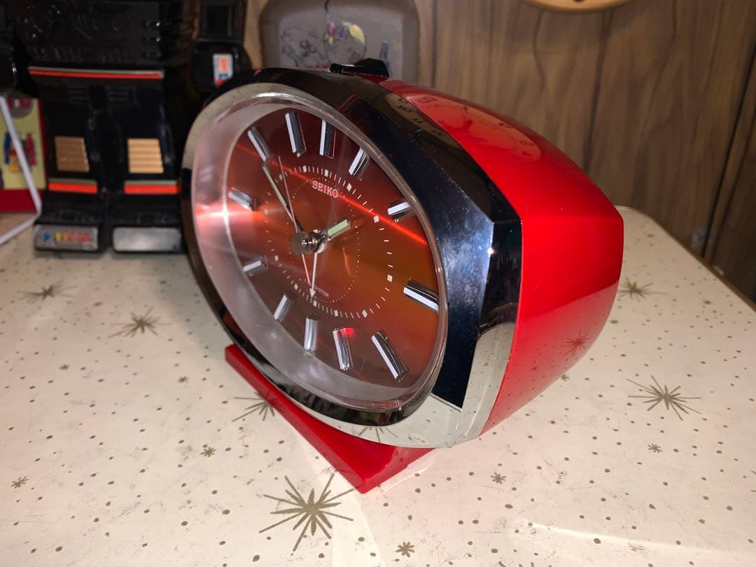 動作品　セイコー　SEIKO 電池時計　スペースエイジ　ミッドセンチュリー