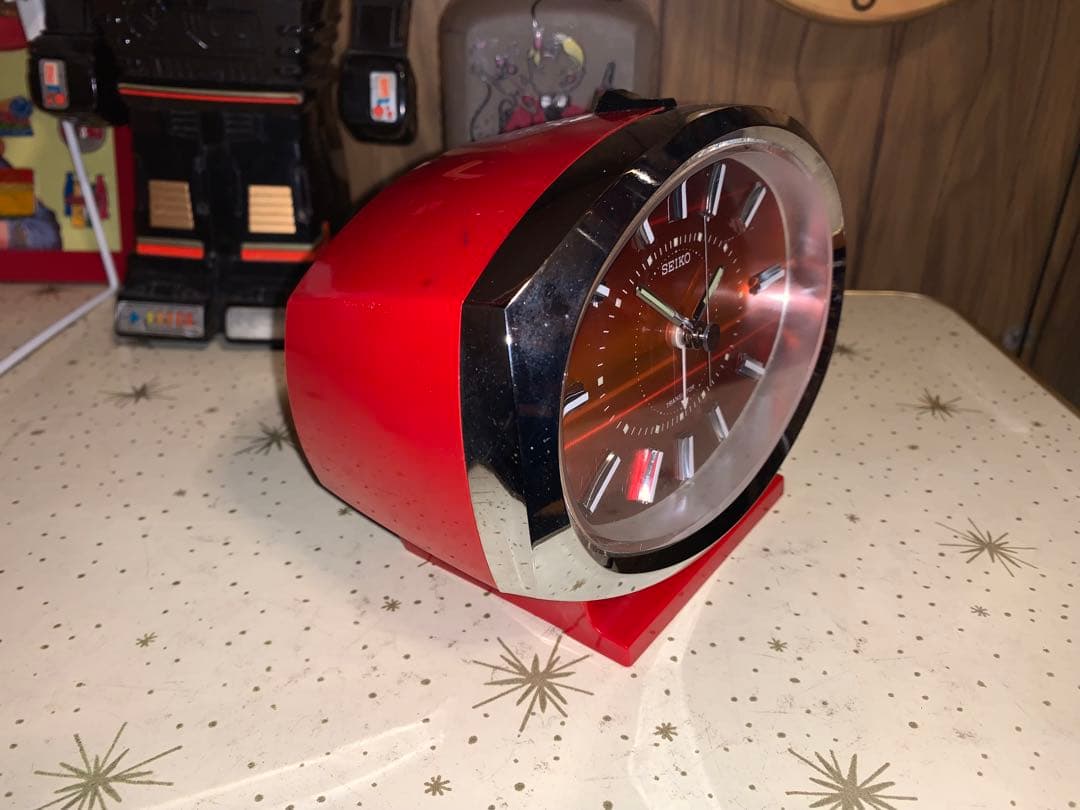 動作品　セイコー　SEIKO 電池時計　スペースエイジ　ミッドセンチュリー