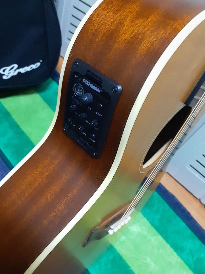 限界価格 Greco 後付Fishman搭載 トップ単板 (手渡OK)