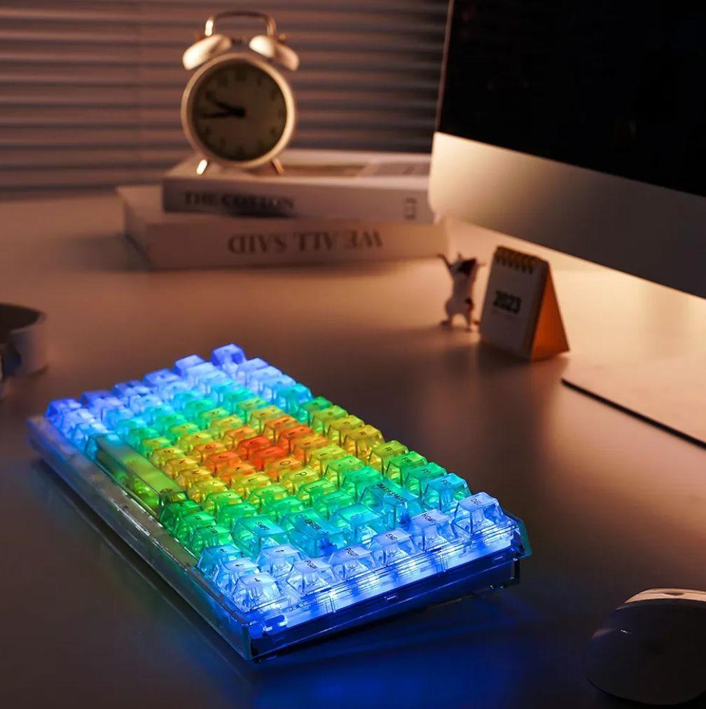 【4時間限定タイムセール！】【超美品】YUNZII X75 ゲーミングキーボード