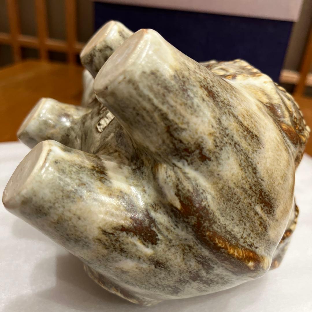 清水焼　六兵衛窯　干支(猪) 招福　置物✖️1点