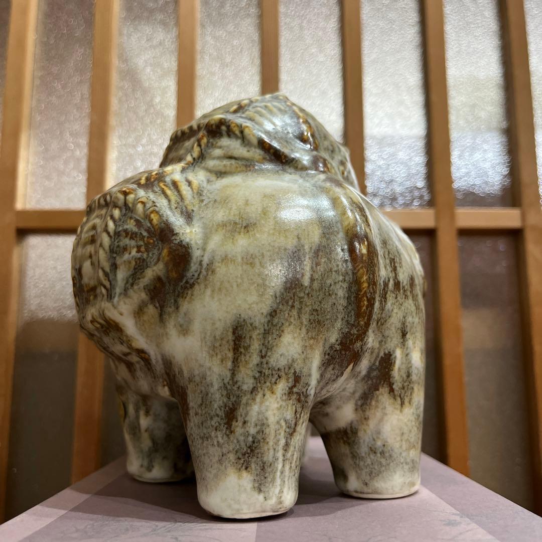 清水焼　六兵衛窯　干支(猪) 招福　置物✖️1点
