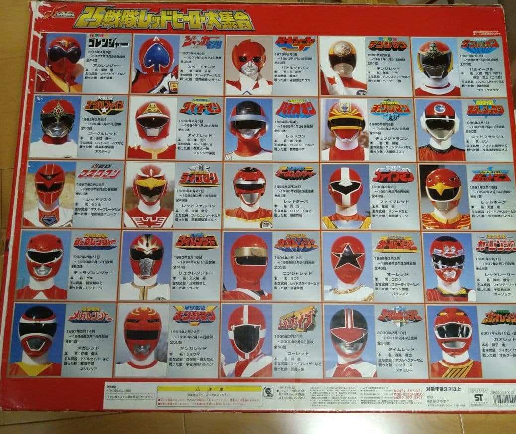 スーパー戦隊シリーズ 25戦隊レッドヒーロー大集合