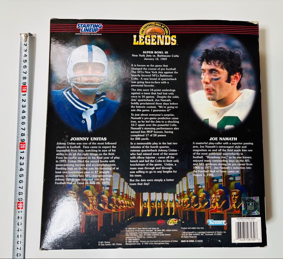未開封 1998 ジョー・ナマス ジョニー・ユニタス フィギュアセット アメフト