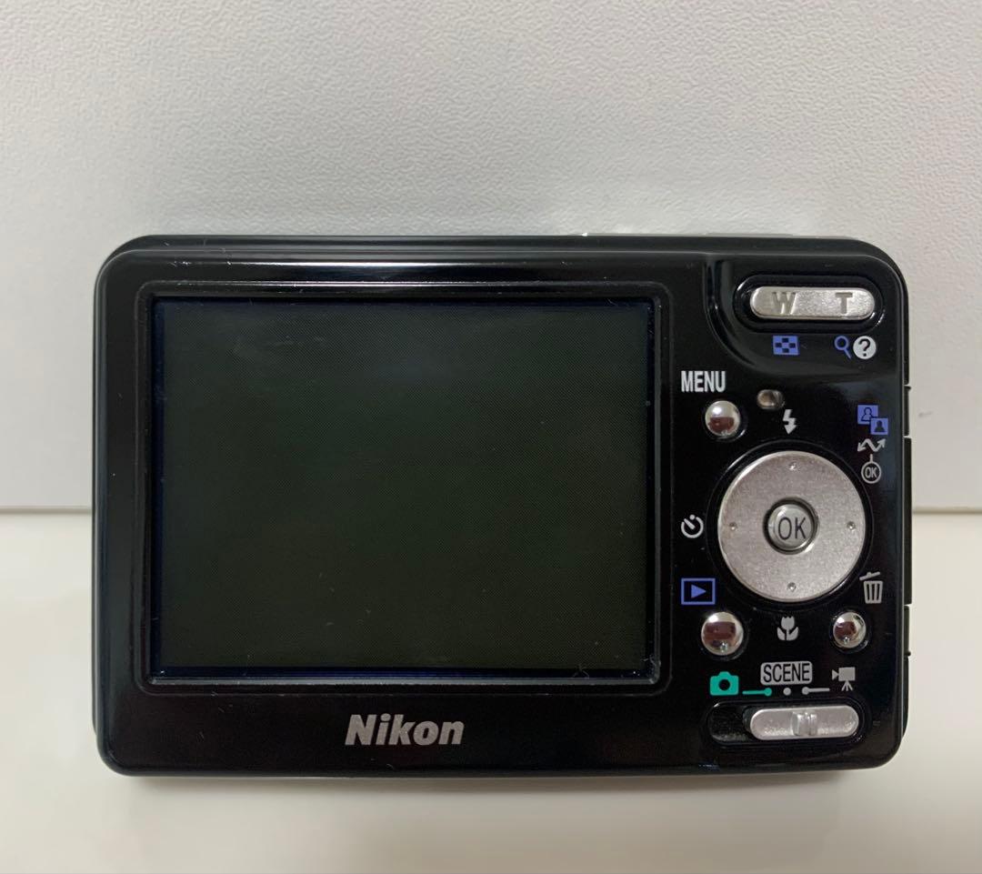 動作確認済　ニコン Nikon COOLPIX S1 コンデジ ブラック
