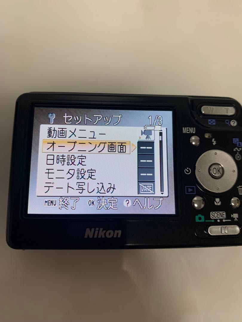 動作確認済　ニコン Nikon COOLPIX S1 コンデジ ブラック