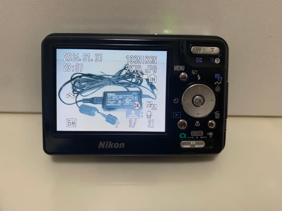 動作確認済　ニコン Nikon COOLPIX S1 コンデジ ブラック
