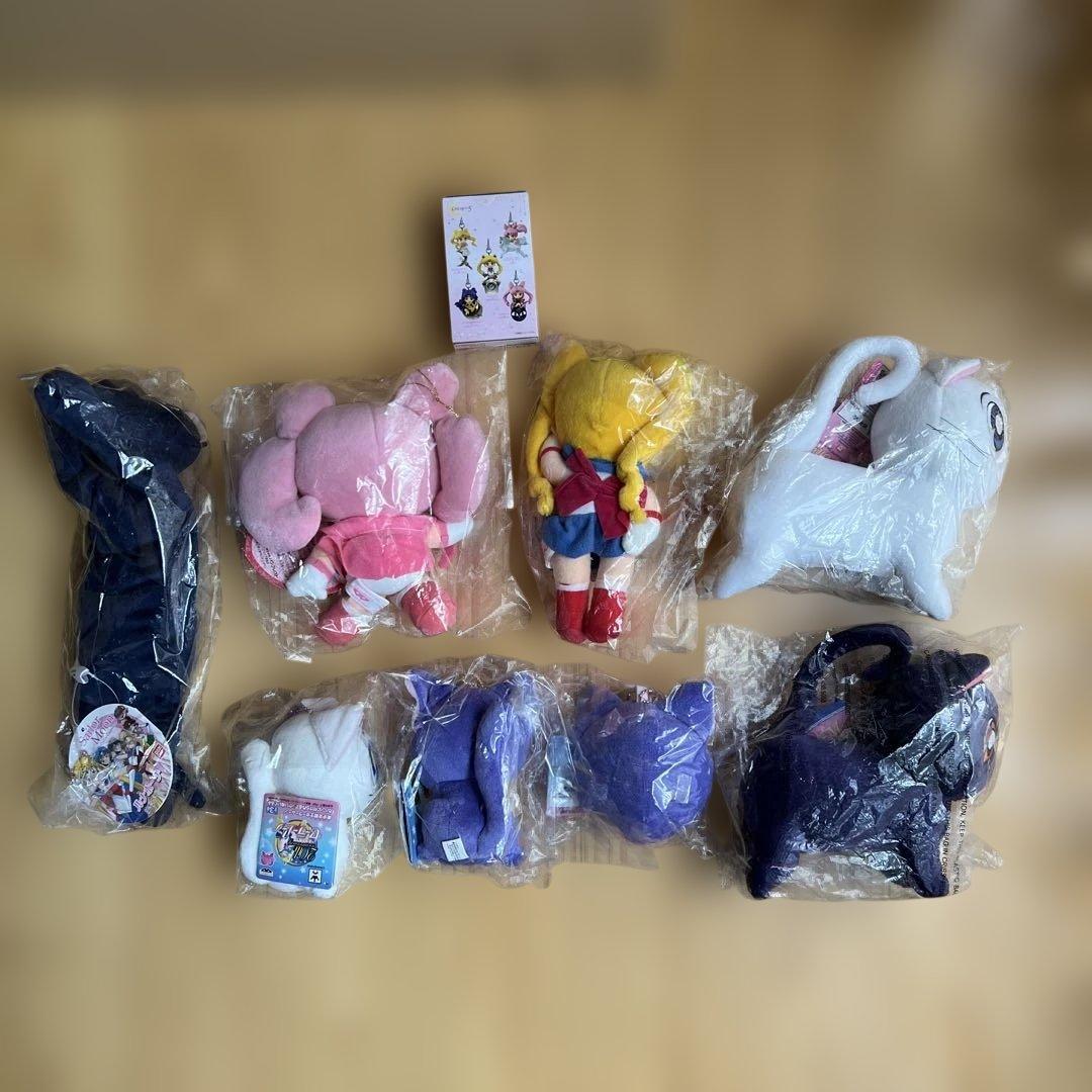 セーラームーン ぬいぐるみ＆ストラップ＆ポーチ9点セット⭐︎新品訳あり