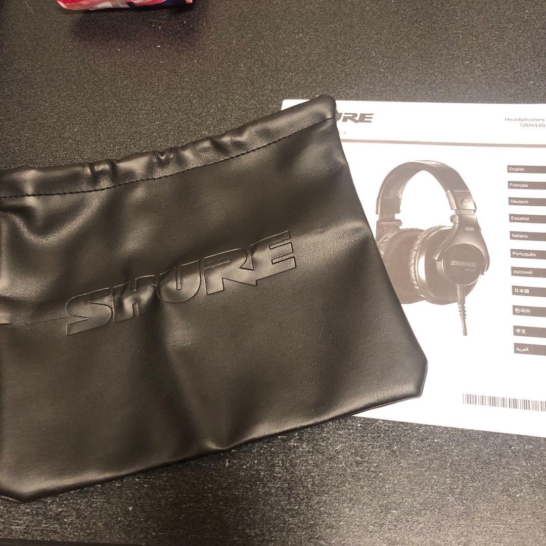 SHURE SRH440 ヘッドホン