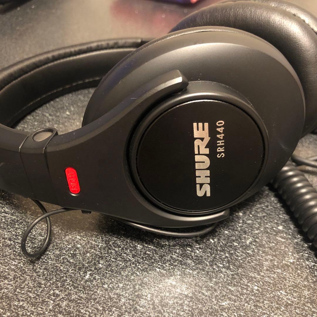 SHURE SRH440 ヘッドホン