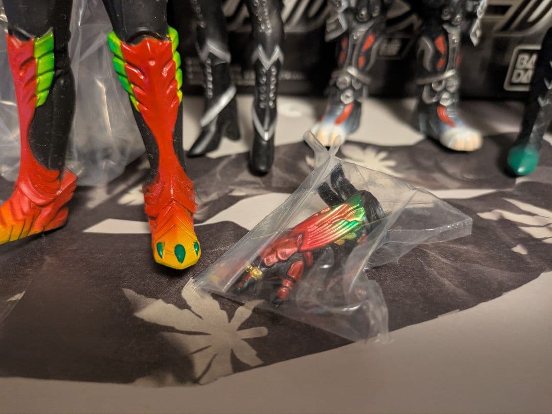 仮面ライダーオーズ　グリードコレクションセット重塗装版　8体セット