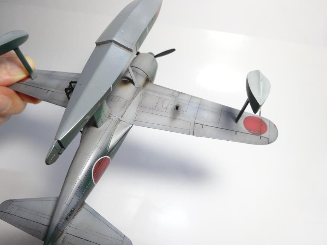 ハセガワ1/72日本海軍水上戦闘機「強風」後期型　完成品