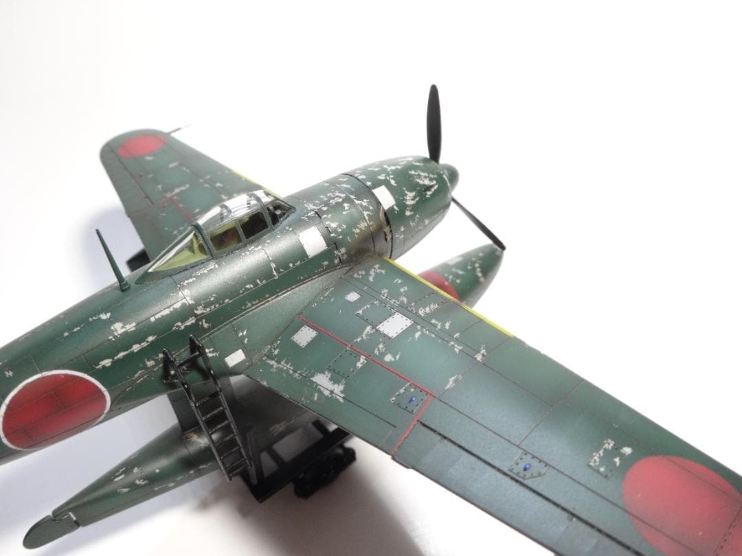 ハセガワ1/72日本海軍水上戦闘機「強風」後期型　完成品