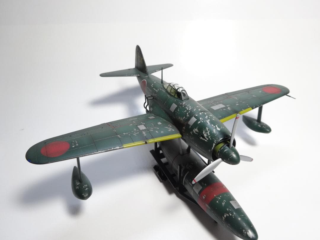 ハセガワ1/72日本海軍水上戦闘機「強風」後期型　完成品