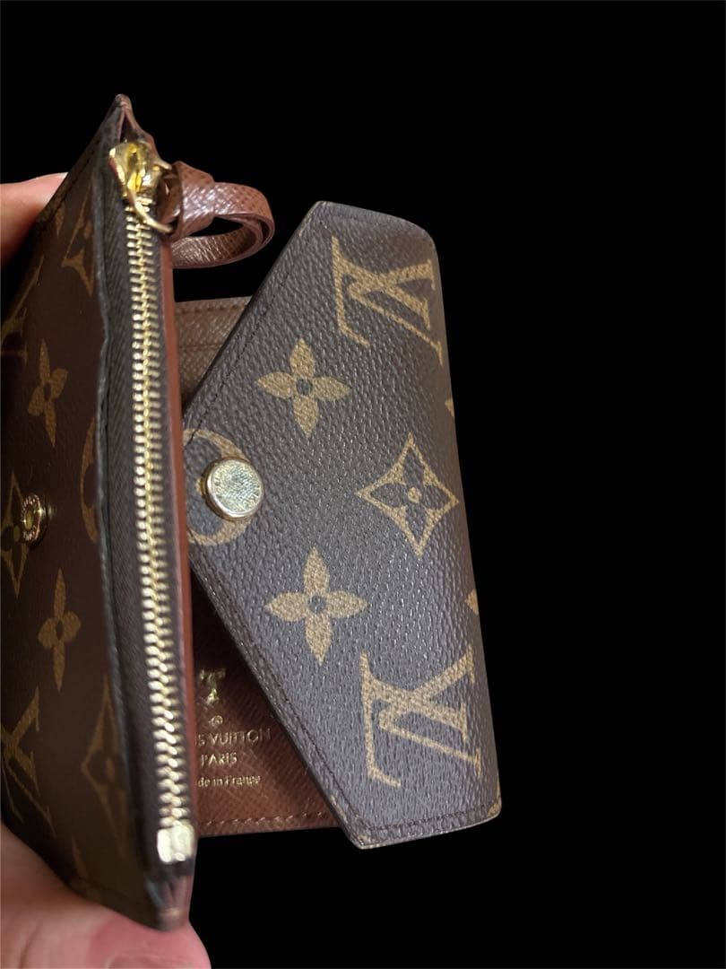 LOUIS VUITTON 三つ折 コンパクト財布 T 1文字 美品