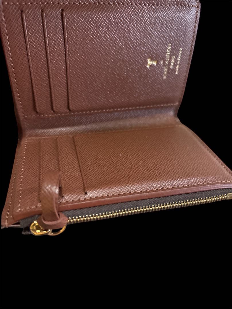 LOUIS VUITTON 三つ折 コンパクト財布 T 1文字 美品