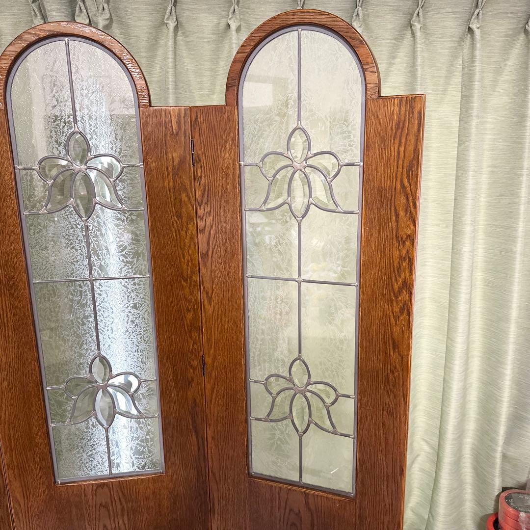 三越家具 Brugge ブルージュ 3連 パーテーション 衝立　定価25万