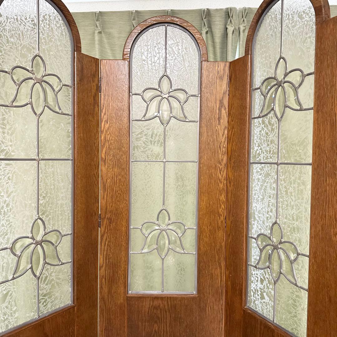 三越家具 Brugge ブルージュ 3連 パーテーション 衝立　定価25万