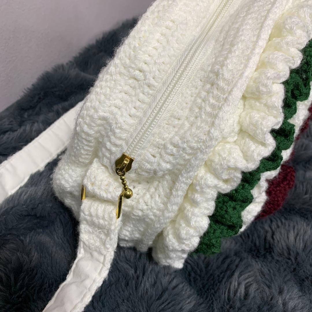 薔薇とフリルのサークルバッグ オリジナルデザイン