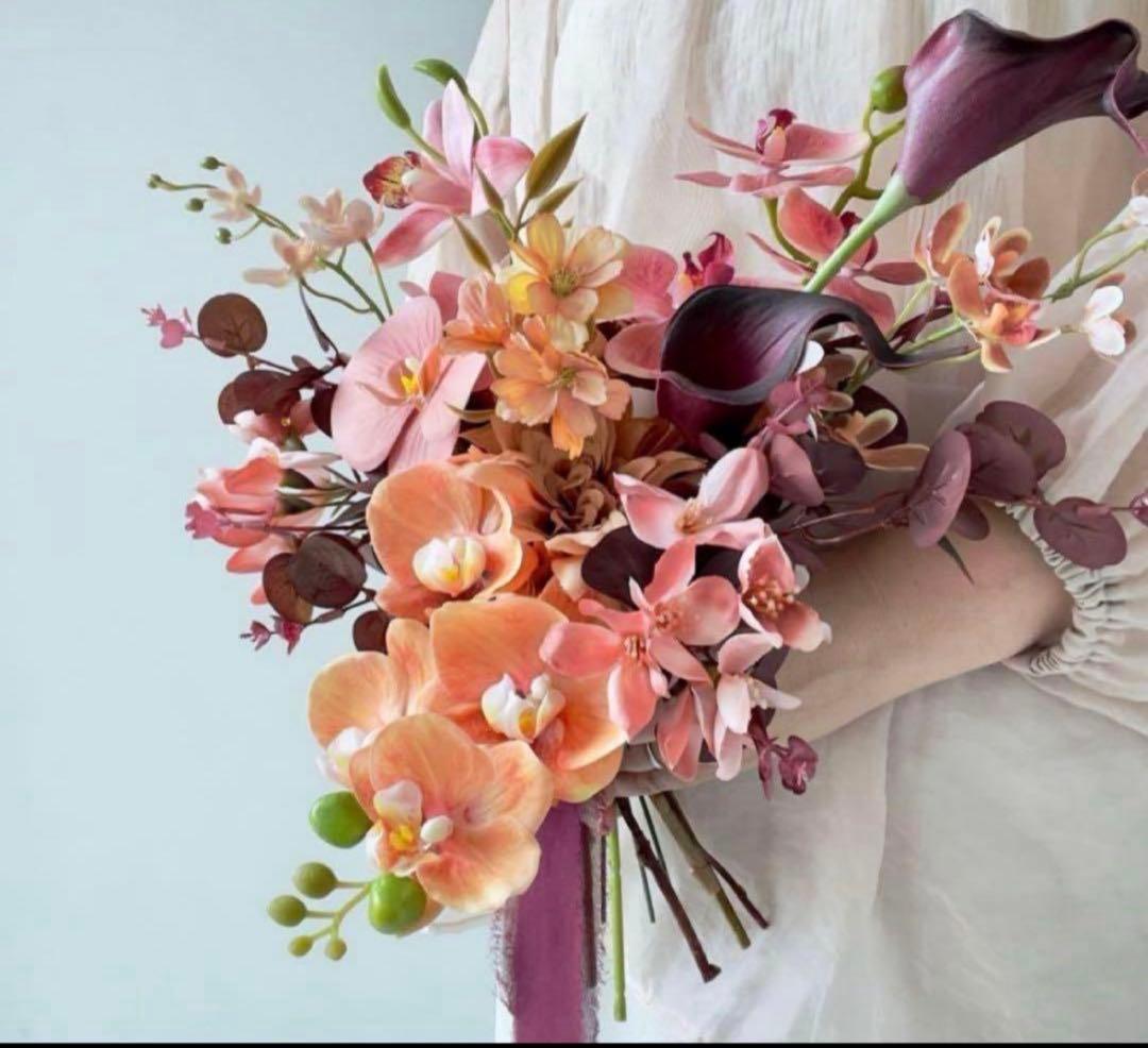 ウェディングブーケアーティフィシャルフラワーブーケ