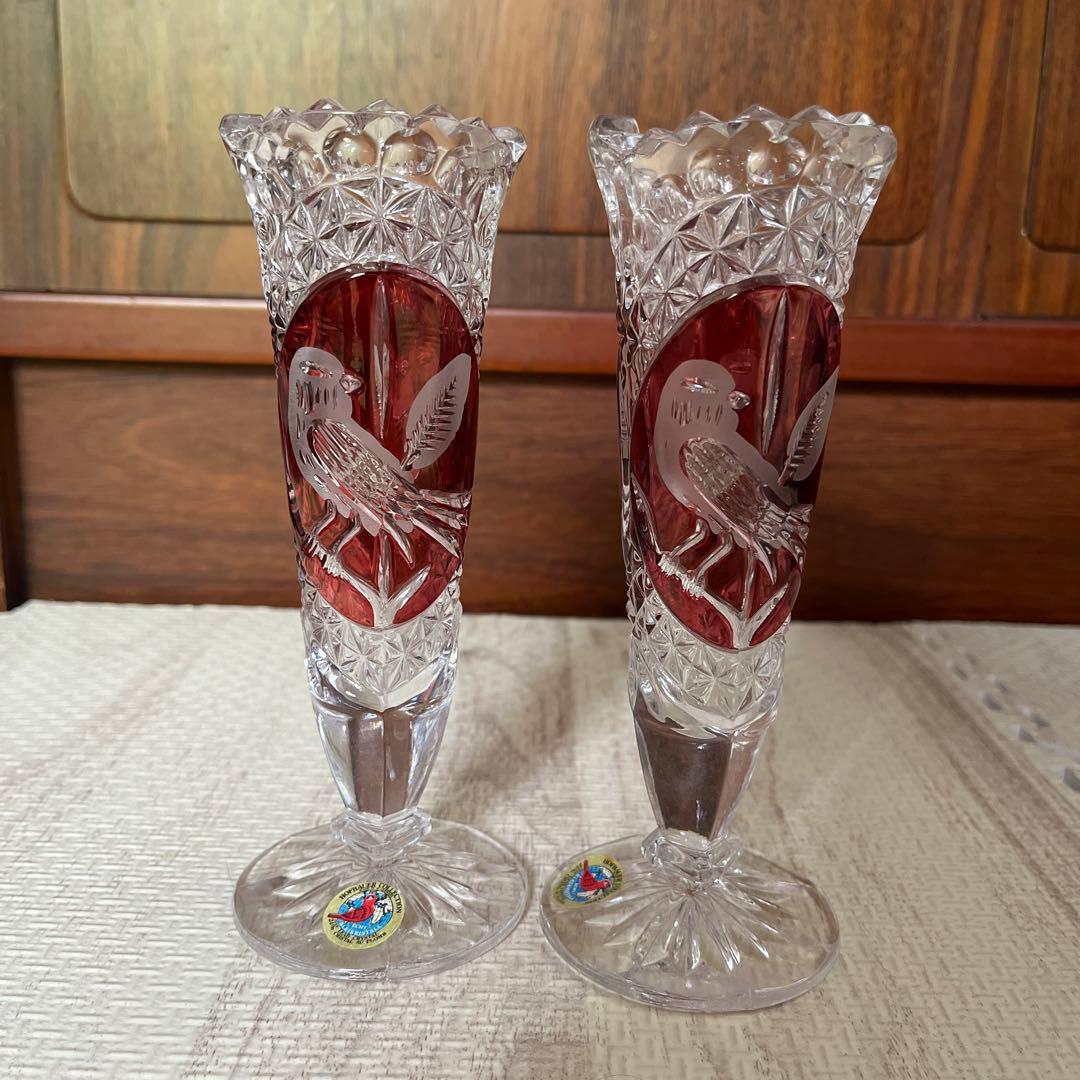 HOFBAUER COLLECTION  フラワーベース クリスタル セット