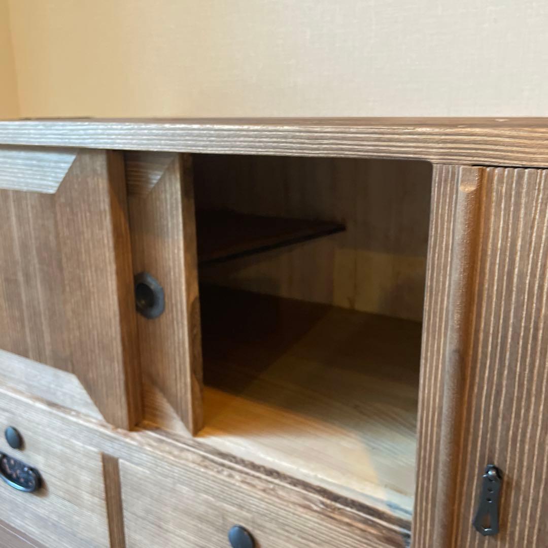 41)桐箪笥　アンティーク　チェスト　テレビ台　おもちゃ箱　和箪笥　古家具　着物