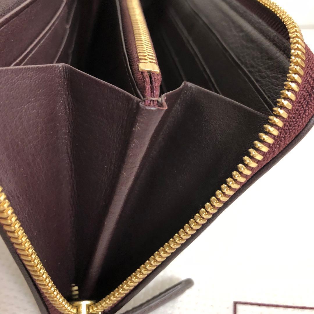 【美品】土屋鞄製造所　長財布　ニッティングメッシュ　ファスナーウォレット