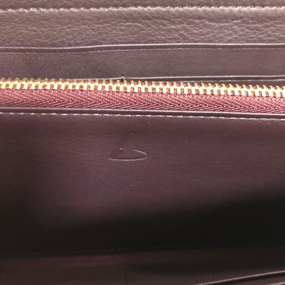 【美品】土屋鞄製造所　長財布　ニッティングメッシュ　ファスナーウォレット
